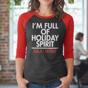 Modern Lux Christmas Wine Tee